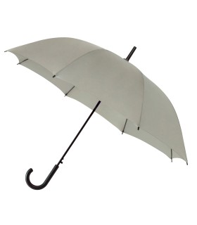 Automatyczna lekka parasolka damska ciemno szara z czarnym stelażem