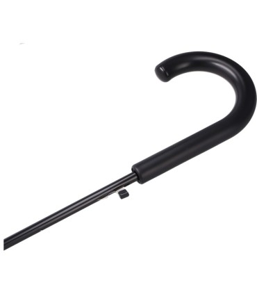 Automatyczna lekka parasolka damska ciemno szara z czarnym stelażem