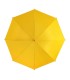 Automatyczna lekka parasolka damska żółta z czarnym stelażem