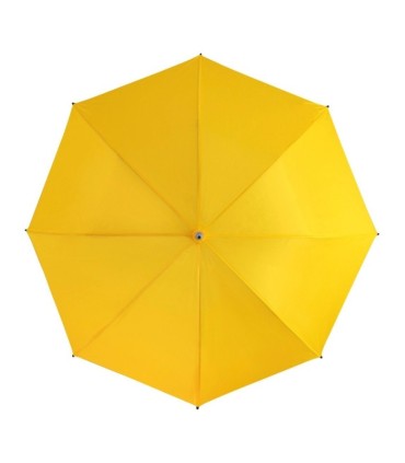 Automatyczna lekka parasolka damska żółta z czarnym stelażem