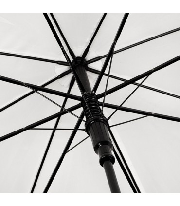 Automatyczna lekka parasolka damska żółta z czarnym stelażem