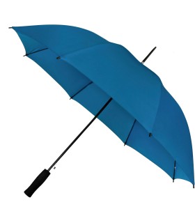 Automatyczna lekka parasolka damska niebieska z czarnym stelażem