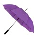 Automatyczna lekka parasolka damska fioletowa z czarnym stelażem