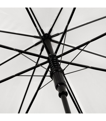 Automatyczna lekka parasolka damska fioletowa z czarnym stelażem