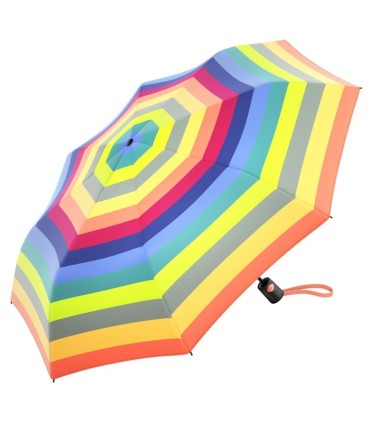 Automatyczna parasolka Benetton w kolorowe pasy