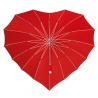 Parasolka damska w kształcie serca czerwona