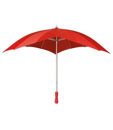 Parasolka damska w kształcie serca czerwona