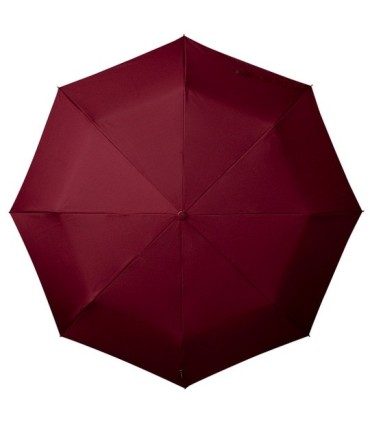 Klasyczna damska wytrzymała parasolka do torebki, bordowa