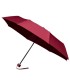 Klasyczna damska składana parasolka do torebki bordowa