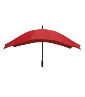 Parasol holenderski prostokątny XXL stelaż włókno mocny IMPLIVA, czerwony