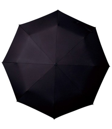 Klasyczna damska wytrzymała parasolka do torebki, czarna