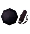 Klasyczna damska wytrzymała parasolka do torebki, czarna
