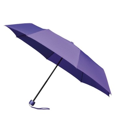 Klasyczna damska wytrzymała parasolka do torebki, fioletowa