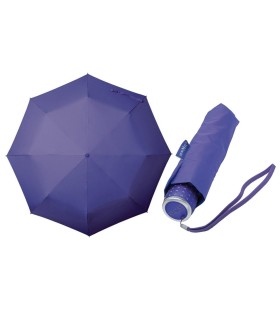 Klasyczna damska składana parasolka w kolorze fioletowym