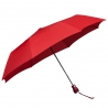 Automatyczna czerwona parasolka składana, otwierana jednym przyciskiem