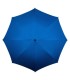 Parasol XL średnica 126 cm włókno rączka stylizowana na drewno IMPLIVA, niebieski