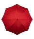 Duża automatyczna damska parasolka w kolorze czerwonym