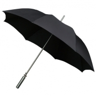Duża automatyczna damska parasolka w kolorze czarnym