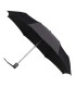 Klasyczna, automatyczna parasolka damska z włóknem, do torebki, czarna
