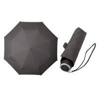 Klasyczna damska składana parasolka w kolorze szarym