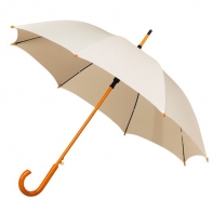 Automatyczna damska parasolka w kolorze ecru