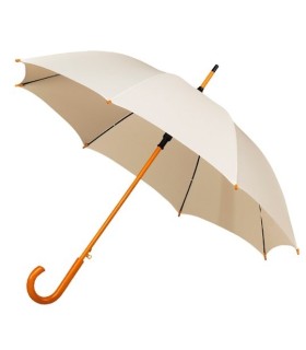 Automatyczna damska parasolka w kolorze ecru