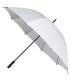 Bardzo duża wytrzymała damska parasolka w kolorze białym