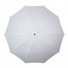 Bardzo duża wytrzymała damska parasolka w kolorze białym