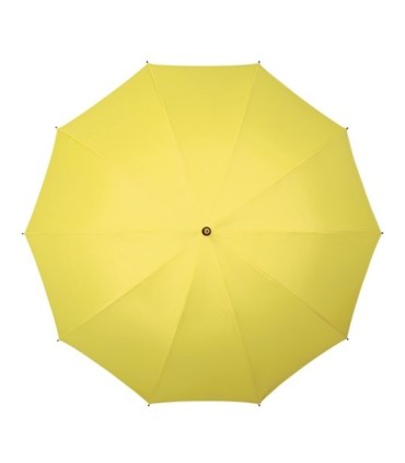 Bardzo duża wytrzymała damska parasolka w kolorze żółtym