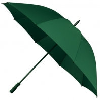Bardzo duża wytrzymała damska parasolka w kolorze zielonym