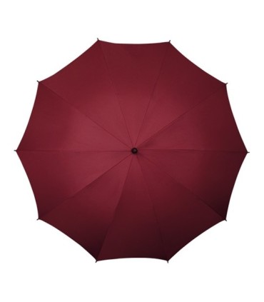 Bardzo duża wytrzymała damska parasolka w kolorze bordowym