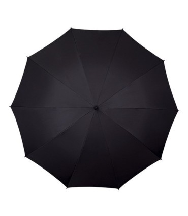Bardzo duża wytrzymała damska parasolka w kolorze czarnym