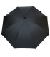 Czarna składana bardzo duża parasolka rodzinna marki Parasol, 130 cm