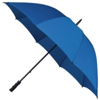 Bardzo duża wytrzymała damska parasolka w kolorze niebieskim