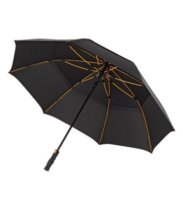 Automatyczny bardzo duży XXL niezwykle mocny parasol czarny