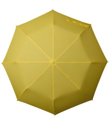 Klasyczna damska wytrzymała parasolka do torebki, żółta