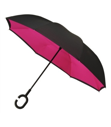 Holenderski parasol odwrócony "Revers", różowa