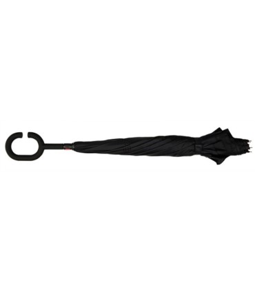 Holenderski parasol odwrócony "Revers", czarny