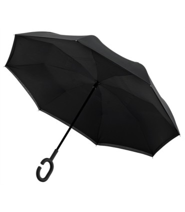 Holenderski parasol odwrócony "Revers", czarny