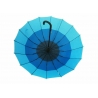 Duży, automatyczny trójkolorowy parasol damski, 16 brytów, XL