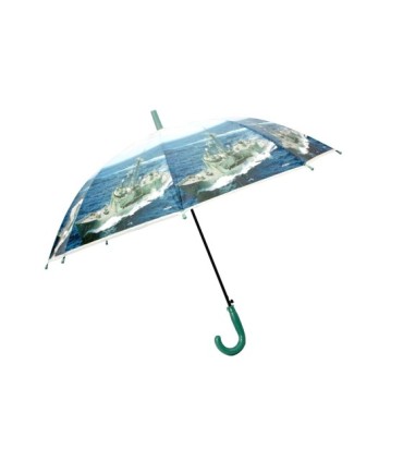 Automatyczna duża parasolka dziecięca z motywem okrętu