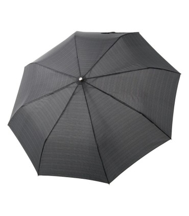 Automatyczna MOCNA parasolka XXL Doppler 125 cm CZARNA W KRATKĘ