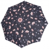 Wytrzymała AUTOMATYCZNA parasolka Doppler, szara w kwiaty