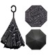 Parasol odwrócony "Revers" z podwójnym materiałem wzorzysty