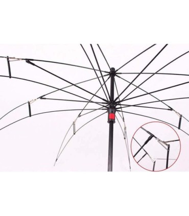 Parasol odwrócony "Revers" z podwójnym materiałem wzorzysty