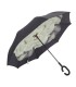 Parasol odwrócony "Revers" z podwójnym materiałem wzorzysty