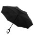 Parasol odwrócony "Revers" z podwójnym materiałem dwa kolory: czarny + inny