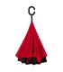 Parasol odwrócony "Revers" z podwójnym materiałem dwa kolory: czarny + inny