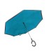 Parasol odwrócony "Revers" z podwójnym materiałem dwa kolory: czarny + inny