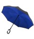Parasol odwrócony "Revers" z podwójnym materiałem dwa kolory: czarny + inny